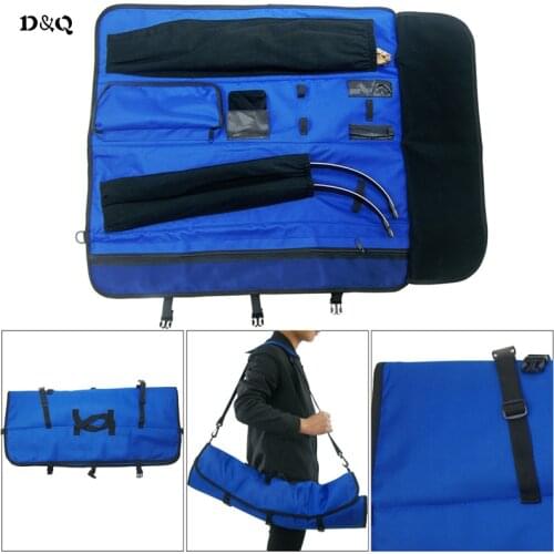 Archery Bow Bag Shoulder Handle for Recurve bow Take Down Bow Carrying Hunting Shooting Accessories Rolled-Up Foldable Bow Case