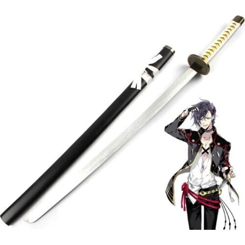 Touken Ranbu Online Akashi Kuniyuki Wooden Sword Game Character Cosplay Katana Samurai Sword Performance Props Halloween gift