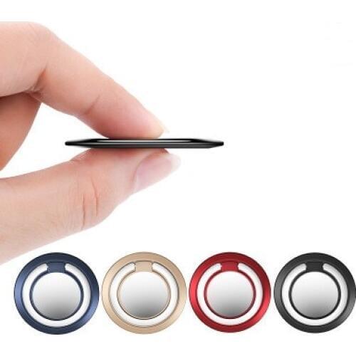 Spin 360 Degree Thin Magnet Finger Ring Mobile Metal Phone Holder For Magnetic Smartphone Stand for iPhone X 7 Plus Samsung S8