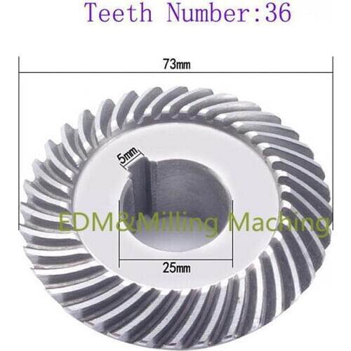 Milling Machine Part Helical Lifting Gear C77 For CNC Bridgeport Vertical Mill Tool Accessories Tool