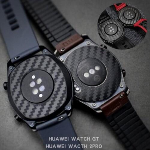 Carbon fiber Sticker Back Film Skin Glass Screen Protector Cover For Huawei Watch GT/GT2/GT2E/Honor Magic 2 46mm Magic2 2e Pro