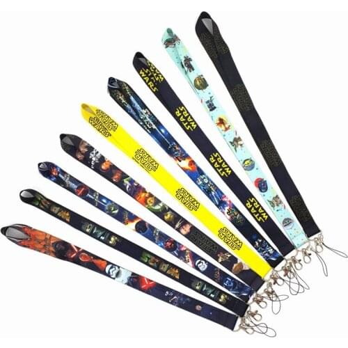 10Pcs Cartoon Mobile Phone Lanyard For Keys ID Card Pass Gym USB Badge Holder DIY Hang Rope Tags Strap Neck Lanyards