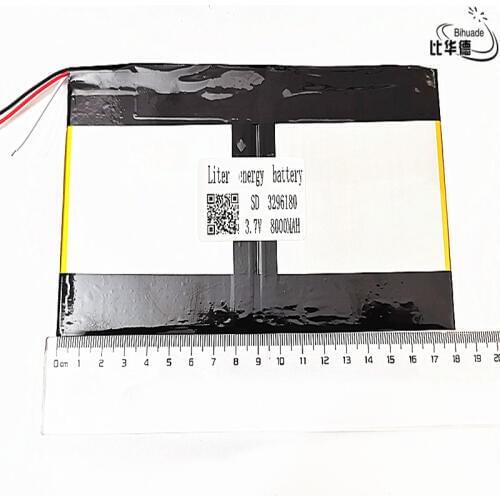 3 wire 3296180 3.7v 8000mAh For Teclast X98 air 3G v99i Tablet PC Battery Perfect quality of large capacity alternatives