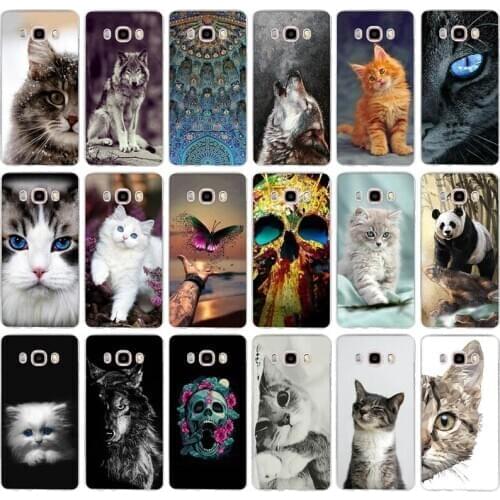 Phone Case For Samsung Galaxy J5 2016 J510F Soft Silicone TPU Cartoon Protector Cover Cases For Samsung J5 2016 J510 Bumper Case
