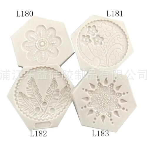 Four New Types of Flower Silicone Mold DIY Sugar Turning Clay Modeling Tool L180