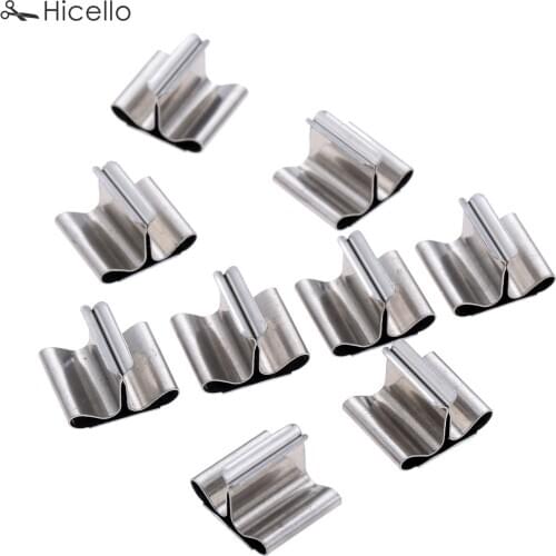 50pcs/lot Wood Candle Wicks Base Clip Iron Candles Making DIY for wicks Materials Holder Stand Handmade kit 16*12*10mm Hicello