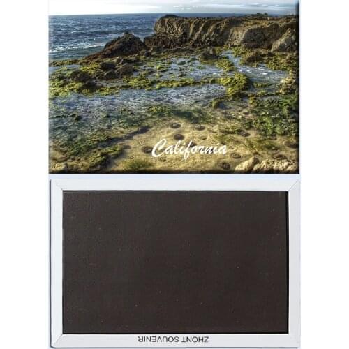 Travel souvenirs California rock algae Island scenery 22774 Creative refrigerator gifts for friends