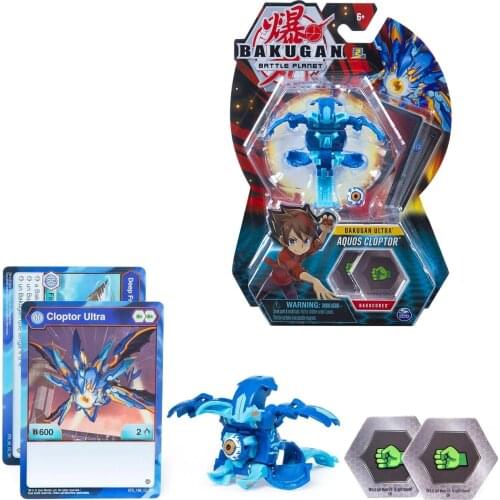 Bakugan Battle Planet BBP CLOPTOR Deformable Battle Toys Limited Blue and Purple Action Figure Model Boy Gifts