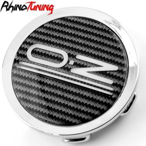 4pcs 75mm 70mm M608 OZ Racing Center Cap for Rims Carbon Fiber Emblem Car Wheel Centre Hub Cover For GLK GLC Class