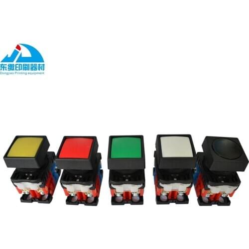 Komori Button Offset Printing Machinery Spare Part Button White/Red/Yellow/Green/Black Different Size