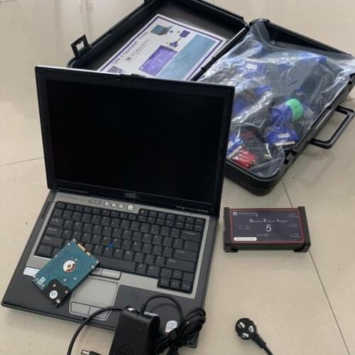 Best diesel truck diagnostic scanner dpa5 dearborn protocol adapter 5 with laptop D630 4G with full cables