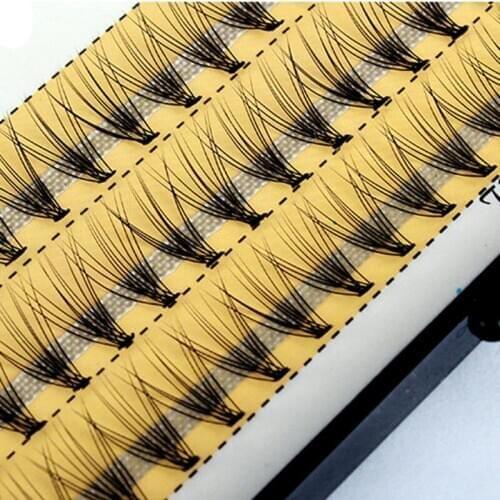 1Set Natural False Eyelashes Handmade Curl False Eyelashes Extension Eyes Tool Soft Fake Lash cheap Makeup Beauty Tool Maquiagem