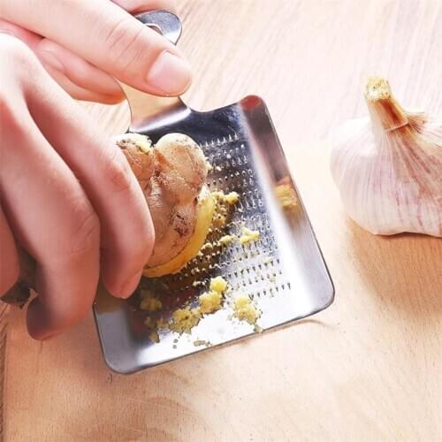 Stainless Steel Ginger Wasabi Grater Crusher Garlic Chopper Cutter Kitchen Tools