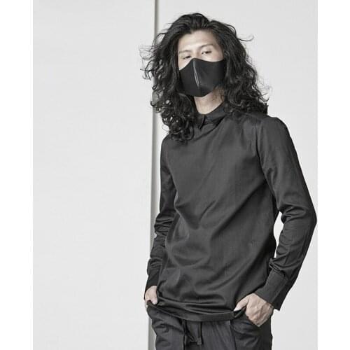 Customized plus size 2019 New mens clothing Fashion original set up Korean version exquisite personality tide male slim shirt