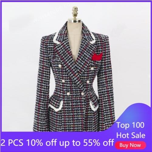 Coat for women 2021 autumn winter long sleeve jackets female temperament elegant Clothes 5169