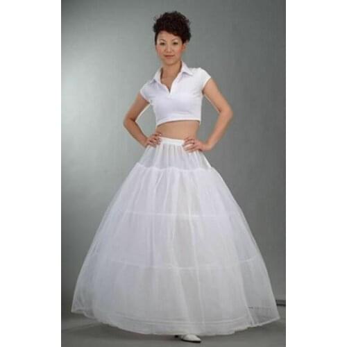 3 Hoop Petticoat Underskirt For Ball Gown Wedding Dress Underwear Crinoline 2023