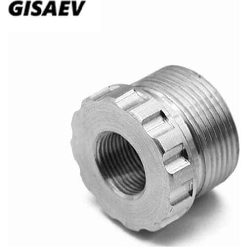 1/2"x28 tpi Adapter End Cap FOR 1"x6" Solvent Trap/Fuel Filters To .22LR, Napa 4003 Wix 24003 (OD: 1.050" +/-0.05", about 27mm)