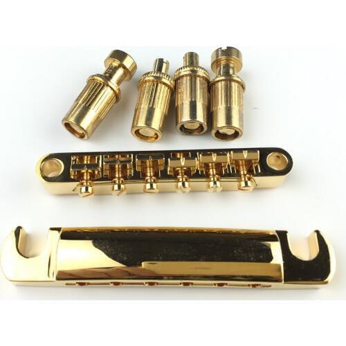 1 Set Gold Tune-O-Matic LP SG Electric Guitar Bridge And Tailpiece For Epi Gold MADE IN KOREA