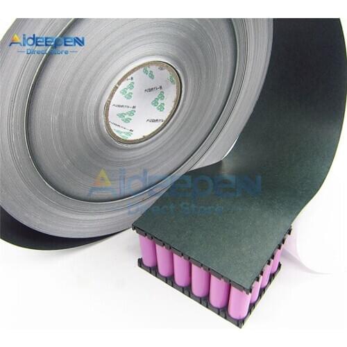 1m 120mm 18650 Battery Insulation Gasket Barley Paper Li-ion Pack Cell Insulating Glue Fish Positive Electrode Insulated Pads