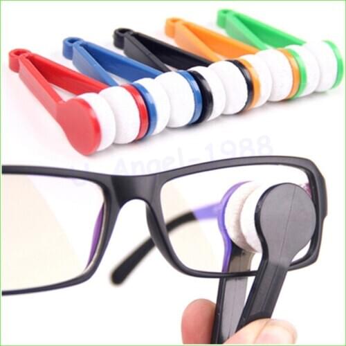 10pcs Mini Microfibre Glasses Cleaner Microfibre Spectacles Sunglasses Eyeglass Cleaner Clean Wipe Tools