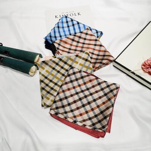 2020 70x70 Ins belt Multipurpose women Silk twill scarf Satin square tie Hairband ladies foulard femme towel bufanda shawl