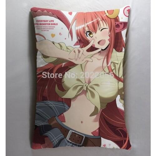 Anime Manga Monster Musume no Iru Nichijou 40*60cm Pillow Case Cover Seat Bedding Cushion 003
