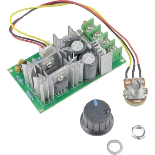 CHANCS PWM Speed Controller 10V-60V 20A With Motor Governor Reversible Switch Speed-adjusting DC motor controller