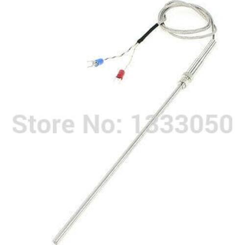 5mm x 200mm Probe 1M K Type 600 Degree Celsius Thermocouple Sensor