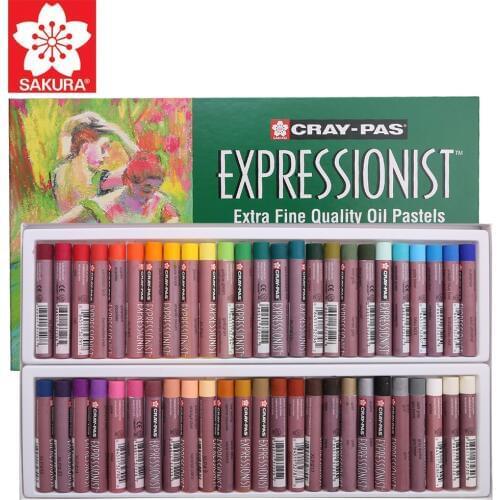 Sakura Oil Pastel Set XLP 12/16/25/36/50 Pieces Cray-Pas Expressionist Assorted Color Children Graffiti Color Crayon Suit