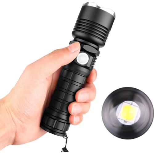 HobbyLane LED Portable Outdoor Camping Flashlight with Low Power Reminder Function