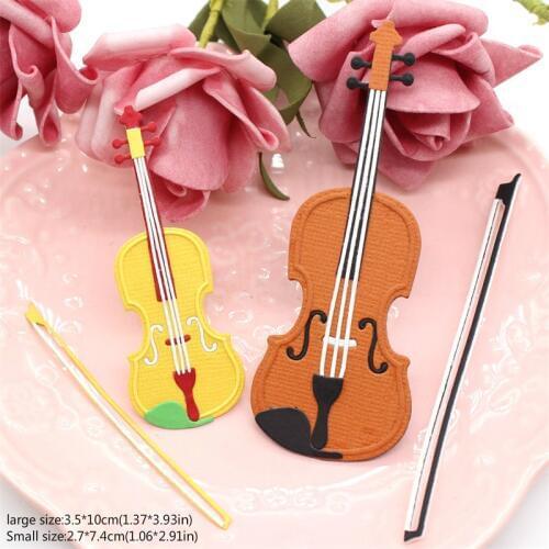 KLJUYP Violin Metal Cutting Dies Scrapbook Paper Craft Decoration dies scrapbooking