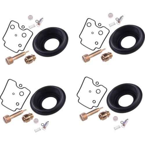 Beler 4Sets Carburetor Repair Kit With Plunger Diaphragm Fit For Suzuki Katana 750 GSX750F 1998-2002 2003 2004 2005 2006