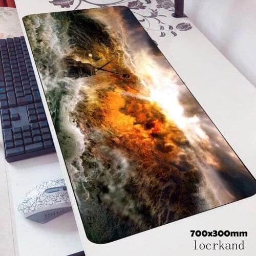 Ship Fantasy mousepad wrist rest gaming mouse pad pc computer 800x300x3mm thick gamer accessories mat laptop desk protector pads