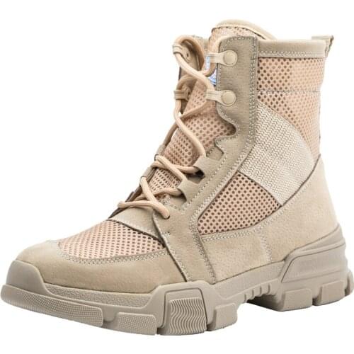 Summer army boots 2019 mens special forces spring sand breathable ultra-thin net red Martins men Joker black tide shoes