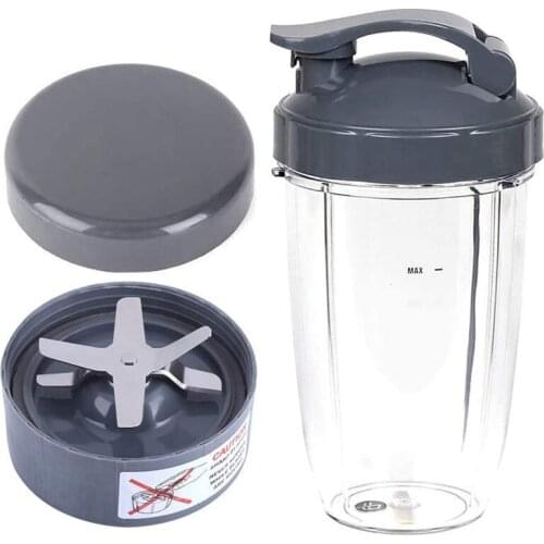 Accessory Kit for Compatible for NutriBullet Replacement Part,Lids and Blade and 24OZ Cups for Nutribullet Pro 600W/900W