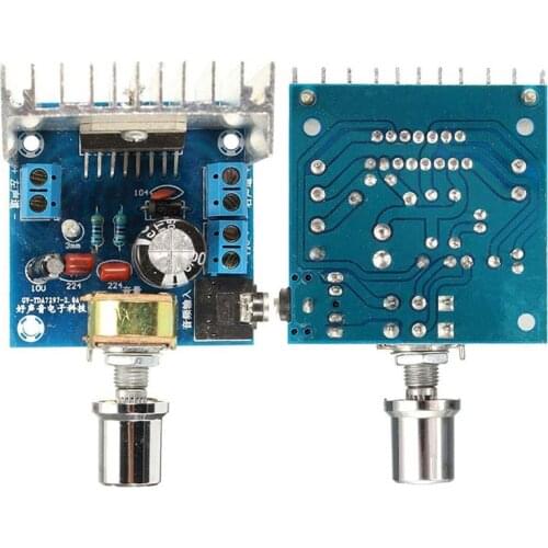 TDA7297 Audio Power Amplifier Board Version B Speaker DC 9-15V 15W*2 Digital Audio Power Amplifier Module Power Amplifier