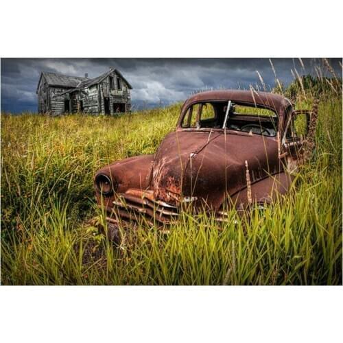 Full Diamond Embroidery Old car picture 5d diy Square Diamond Painting Cross Stitch kits rhinestone Needlework Home Decoration