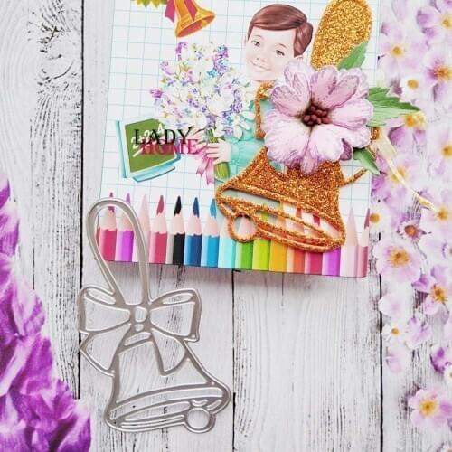 Christmas Bells Metal Cutting Die for Craft Dies Stencils Templates Scrapbooking Embossing Knife Mould Punch Making Cards Dies