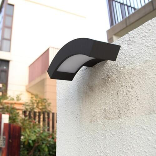 Modern Led outdoor wall lamp Led strip landscape lighting waterproof garden lighting balcony corridor led Wall light sconce 12W