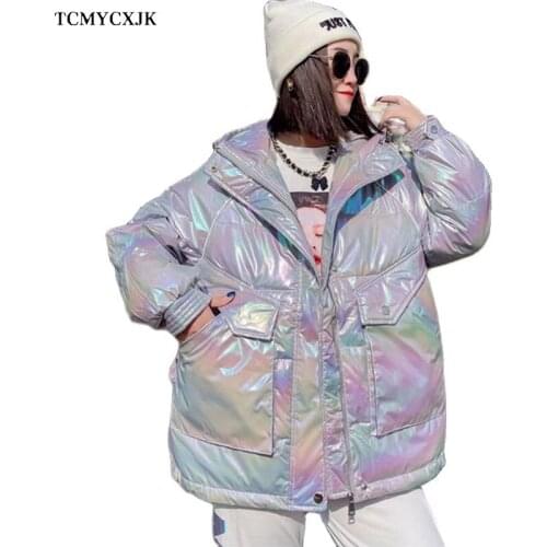 Женские модные пуховики Tcmycxjk China At AliExpress