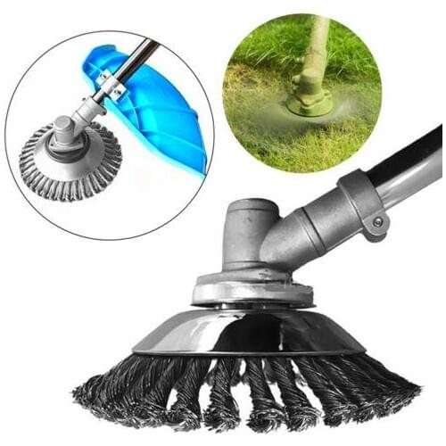 6/8 inch Grass Trimmer Cutter Head Brush Cutter Manganese Steel Wire Wheel Mower Garden Lawn Machine Accessories