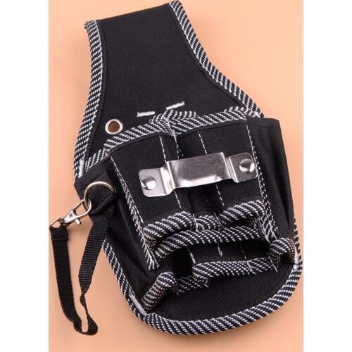 LEATAOSK 1Pc Nylon Durable Hardware Electrician Waist Pocket Tools Belt Pouch Bag Screwdriver Utility Kit Holder Case Storage