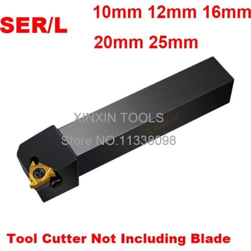 1PCS SER1010H11 SEL1616H16 SER1212H16 SER1616H16 SER2020K16 SER2525M16 CNC External thread Turning tool rod Free shipping