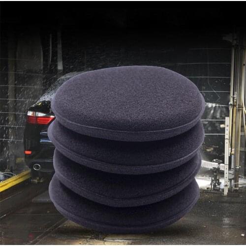 2021 Hot Sale 12pcs High Density Foam Sponge Auto Detailing Polishing Applicator And For Pad Waxing