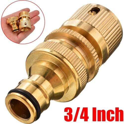 1pcs Brass 3/4 Inch Hose Tap Quick Connector Female Thread Adapter Garden Watering Connectors Hose Fitting