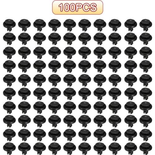 Car Fasteners Clips 100Pcs Plastic Retainer Clips Car Push Pin Rivet Trim Clips Universal Fit for Toyota Honda Car Accessories