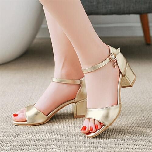 Gold Silver black Bling Sandals Women High Heels Sandals Ladies Summer Party Shoes Big Size Sandalias De Mujer 2020