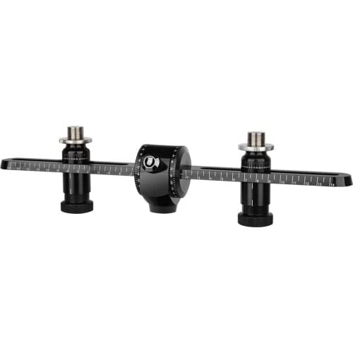 Alctron MAS006 multifunctional precise stereo recording dual microphone bracket pole bracket XY recording mic stand holder