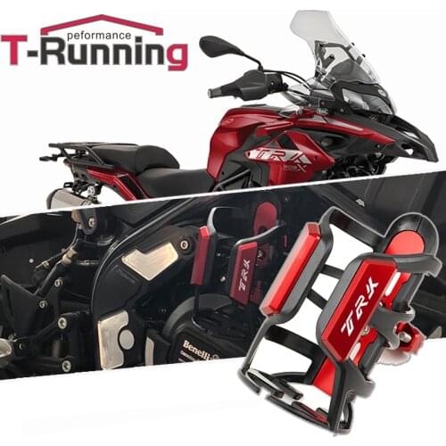 For Benelli TRK 502X TRK 502 TRK 251 2017-2021 Motorcycle Accessories CNC Beverage Water Bottle Drink Cup Holder