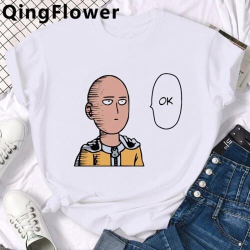 One Punch Man Anime t-shirt t shirt men kawaii couple clothes casual streetwear 2021 clothes aesthetic graphic tees women